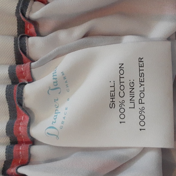 Draper James Ruffled hem Skirt. Red white and blue. Size medium - Picture 7 of 10